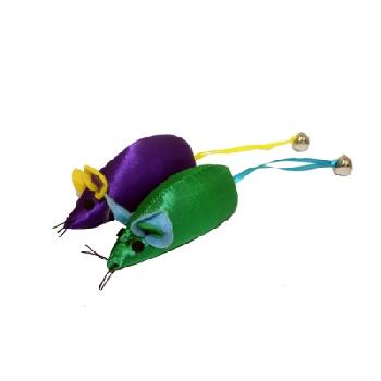 Mouse With Bell Assorted Colors 3.75 inches